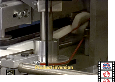 Soap Packaging with Custom Inverting infeed to Align Logo in Wrapped Package video